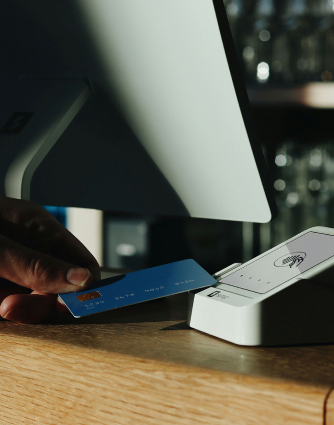 Retail business operating in commercial setting