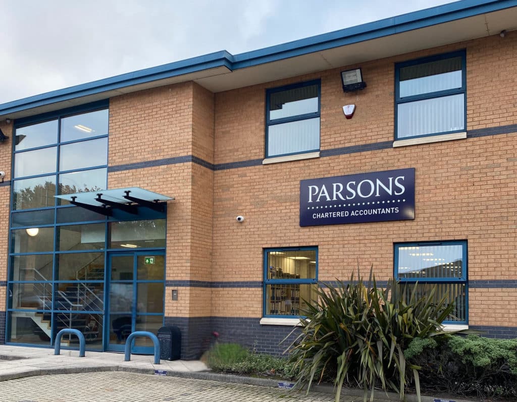 Parsons Chartered Accountants Wakefield office exterior"