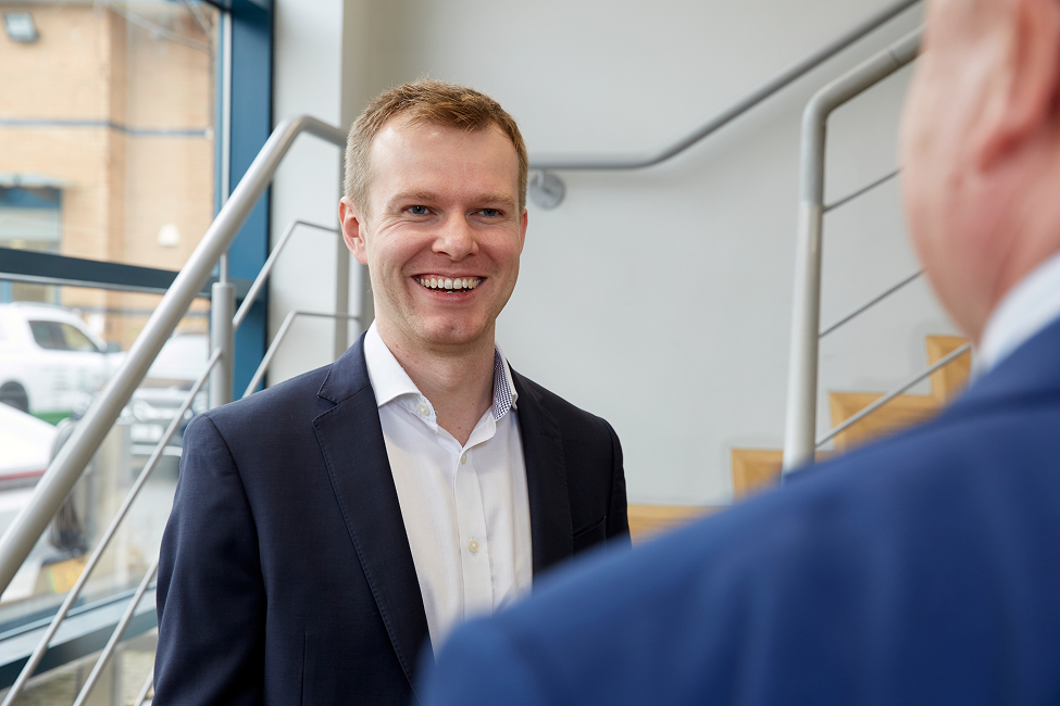 Senior business professional in office setting