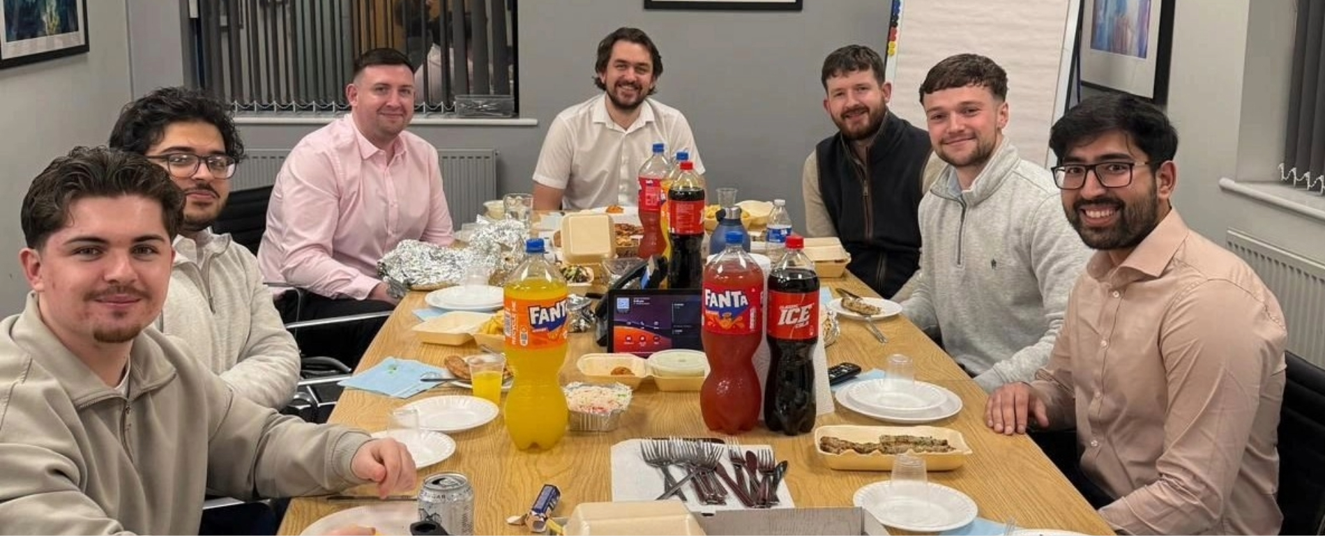 Audit Team breaking fast during Ramadan